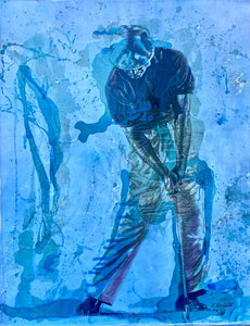 Ben Hogan Fluid Swing Sequence, Life Size in Blue Series